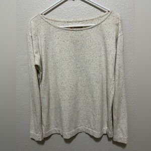 Mollusk Surf Shop Speckled Long Sleeve Tee – Multicolor Coastal Surf Top Size S